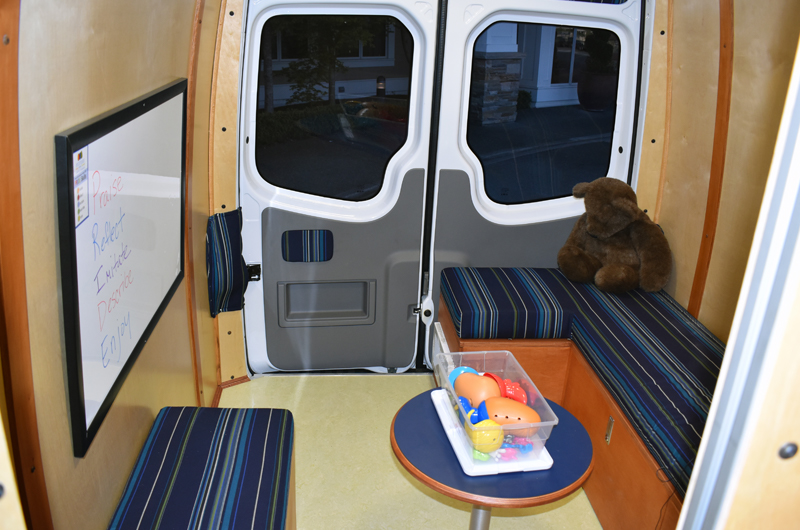 Inside the Mobile Therapy Unit