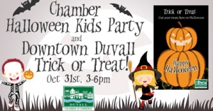 Duvall Halloween party