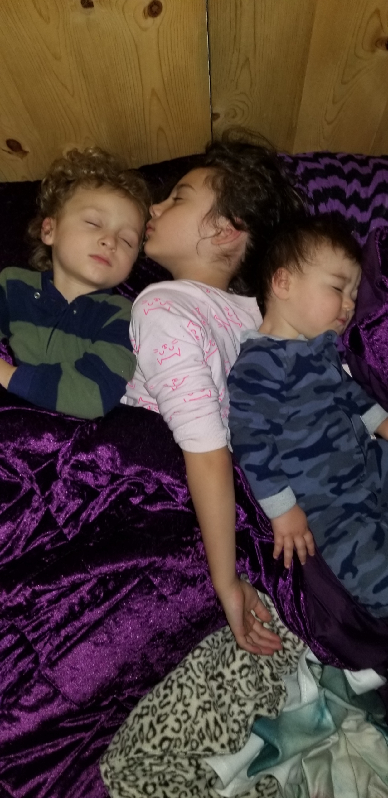 sleeping kids